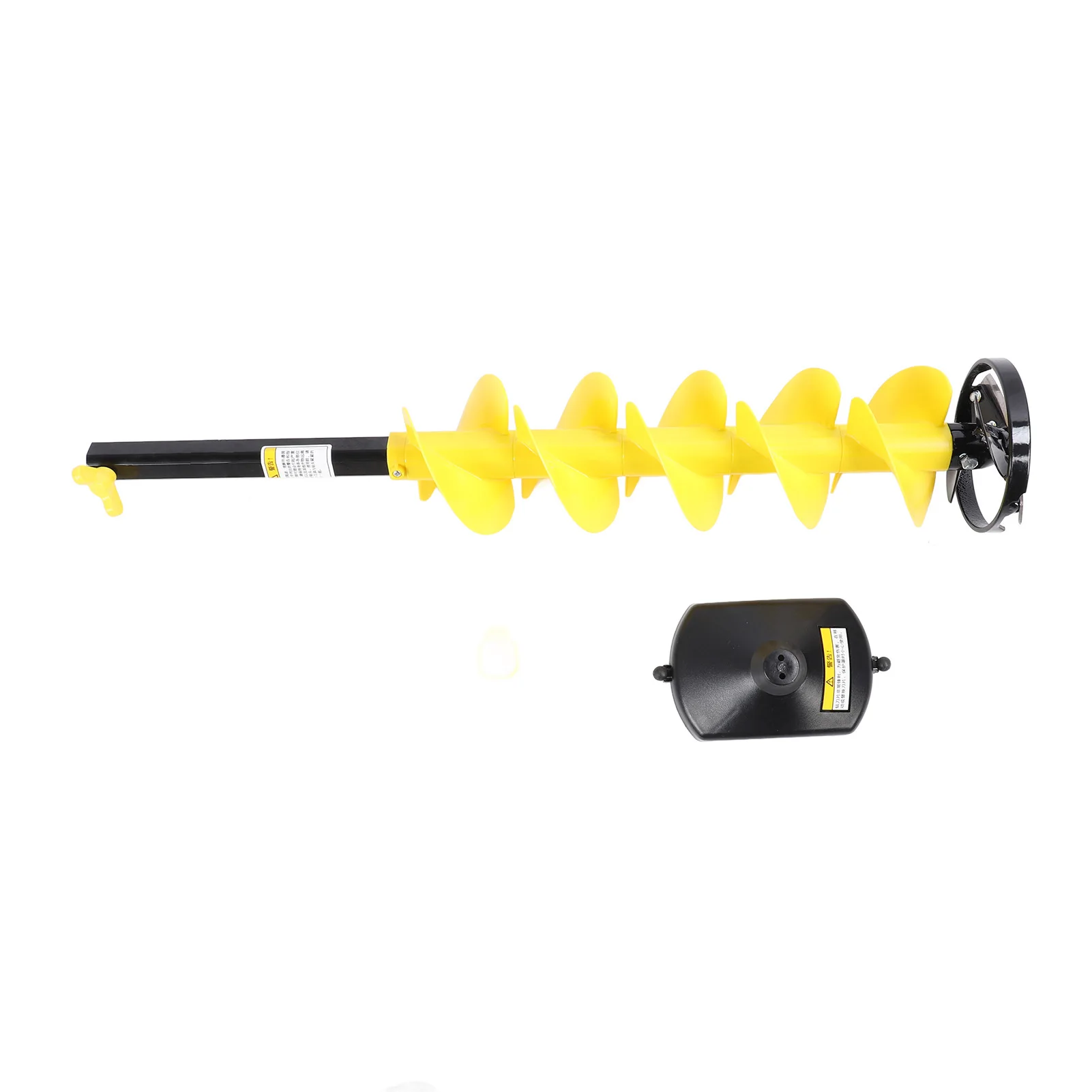 Auger Drill Bit Resistant 6 Inch Rotation Diameter Ice Auger Drill Bit for 1/2in Drill Collet Ice Auger Bit Ice Auger Drill Bit