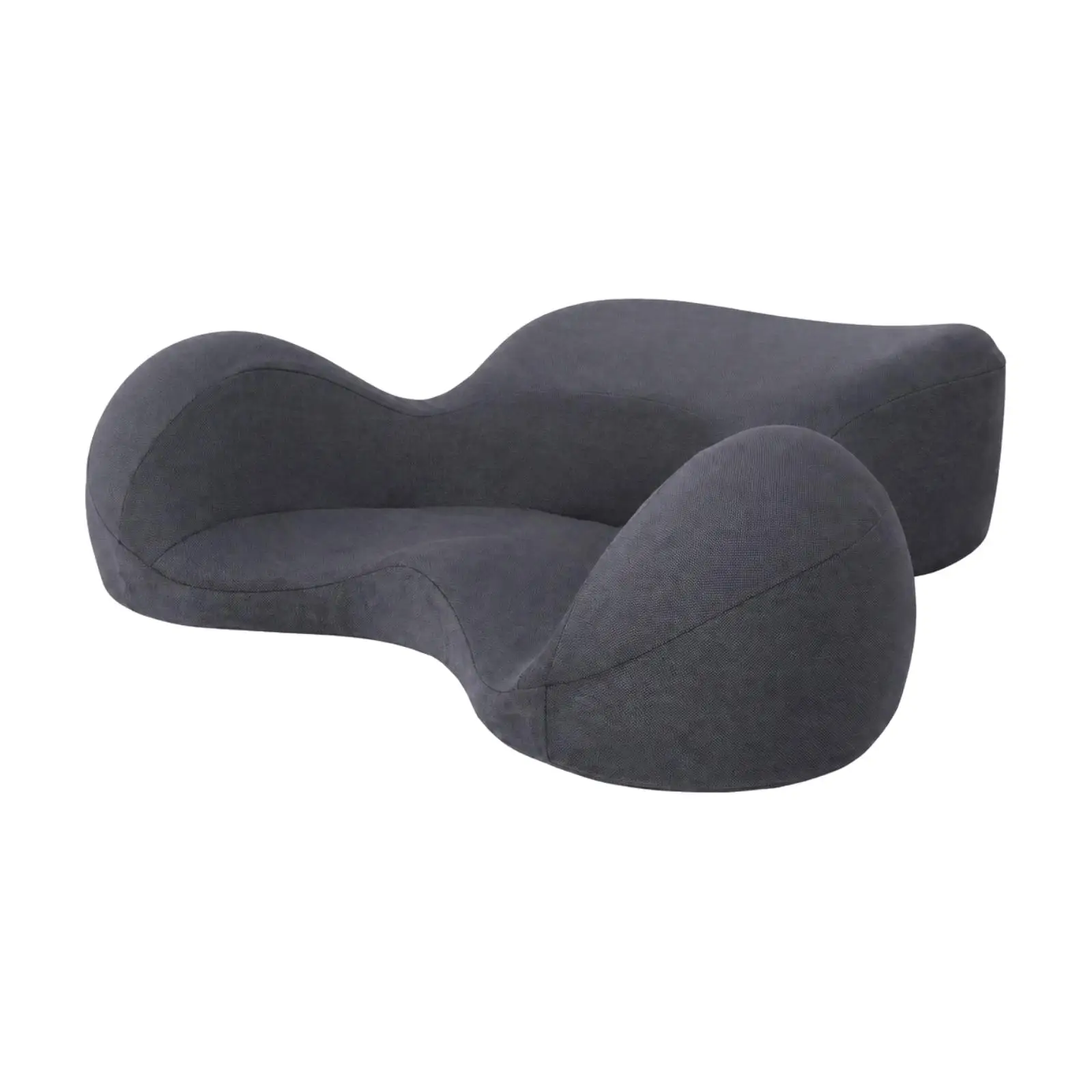 Ergonomic Meditation Cushion Memory Foam Floor Sitting Pad for Yoga Breathing Exercises Home Studio Support