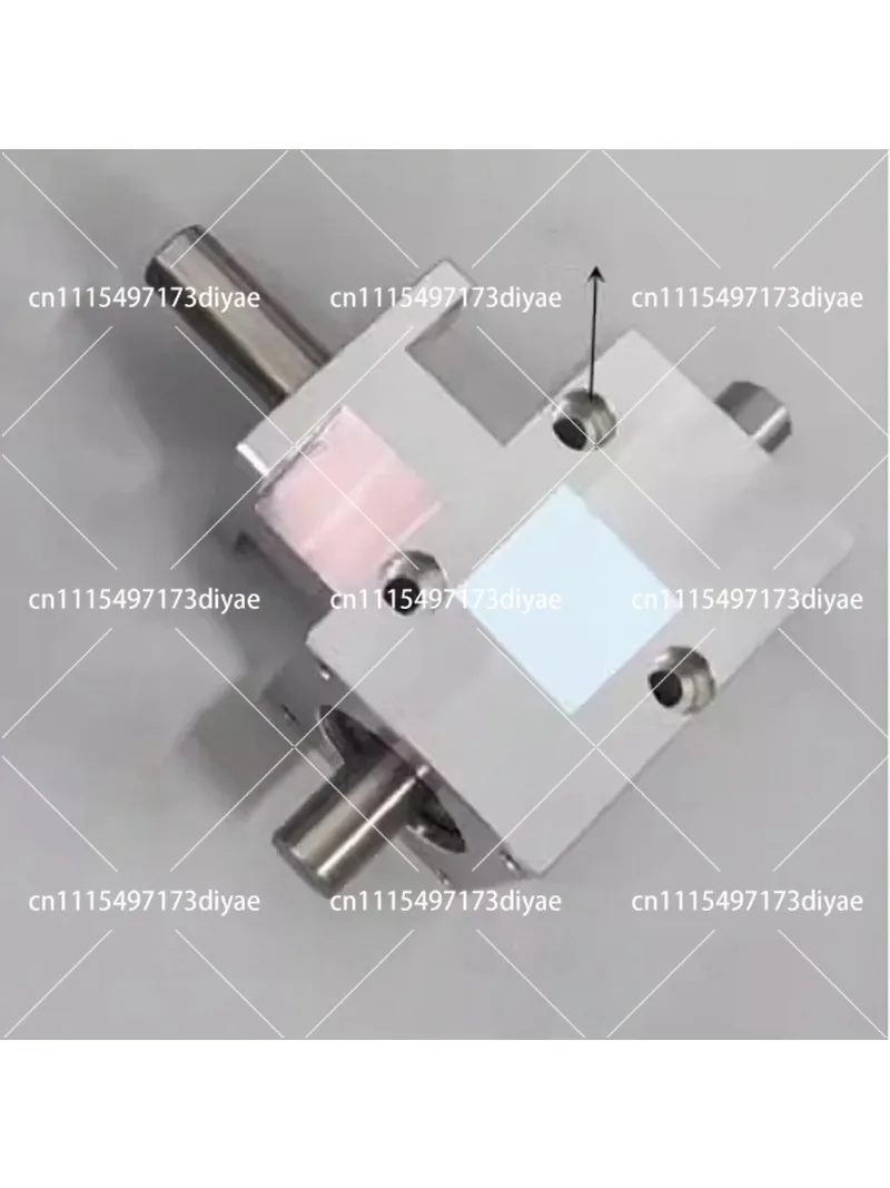 12mm Spiral Bevel Gear Commutator Coaxial Double Output Shaft 1:1 90 Degree Differential Gearbox Assembly