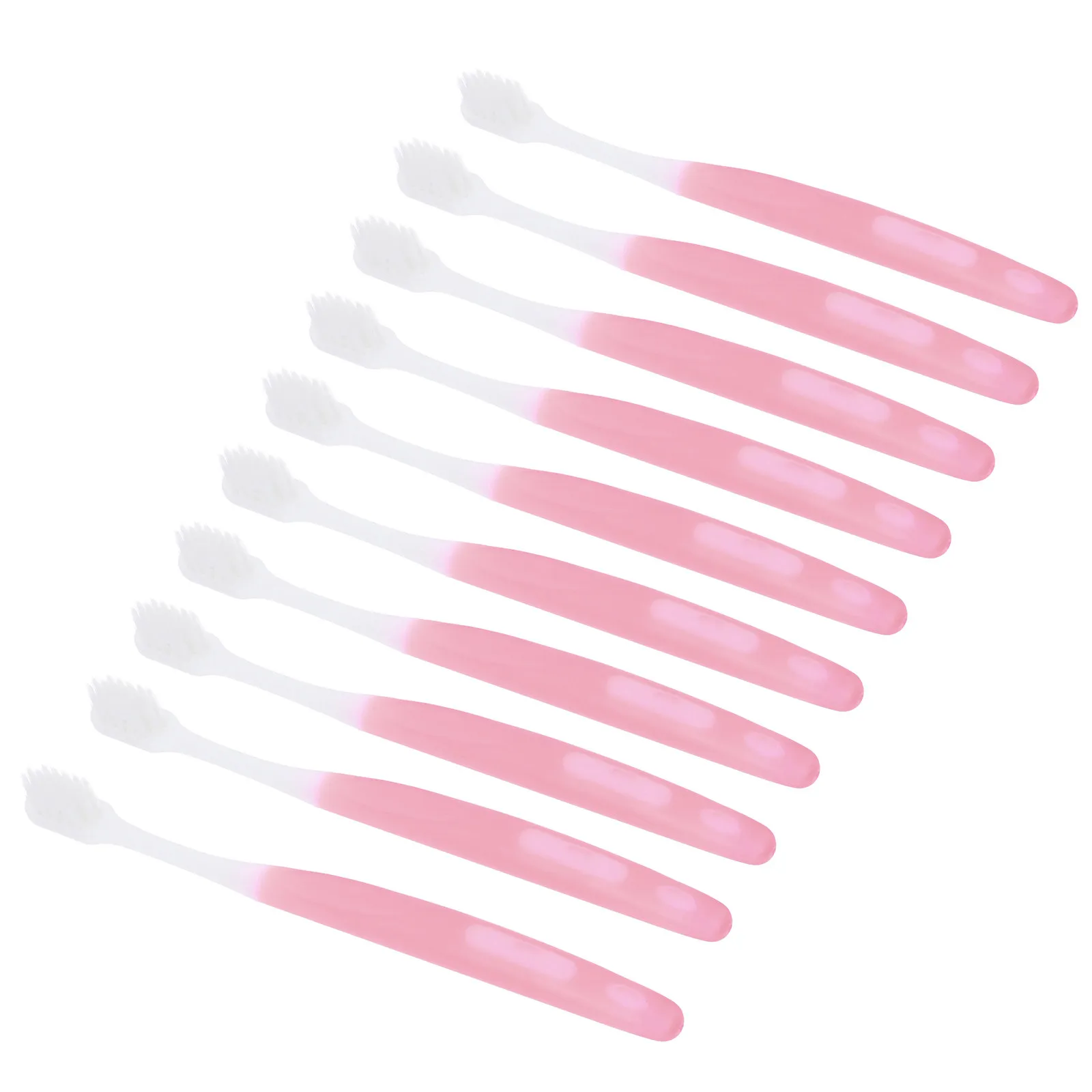 10Pcs Soft Bristled Toothbrush Slim Head Sensitive Gums Portable Travel Toothbrush Adult Brush Toothbrushes Soft