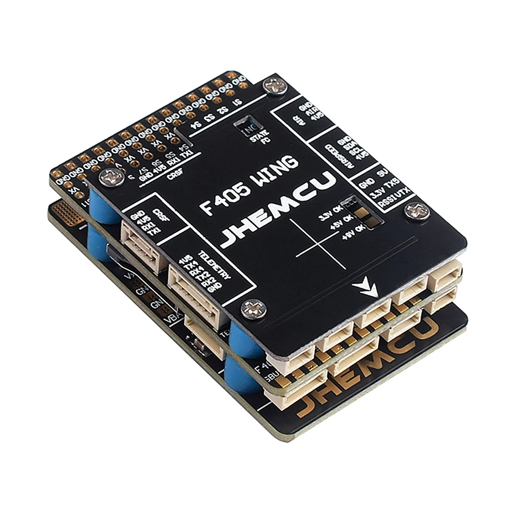 Jhemcu F405 Wing Inav Flight Controller Built-in Barometer Gyroscope Osd Blackbox Bec For Rc Airplane Fixed-wing