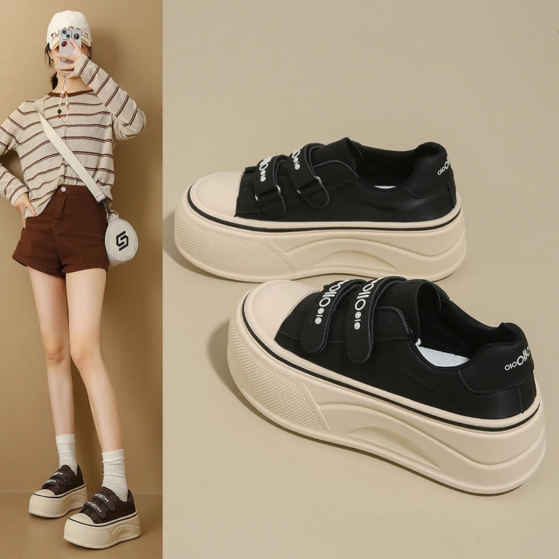 

Dad shoes, platform thick-soled shoes, versatile casual low-top shoes with height increase, 8806