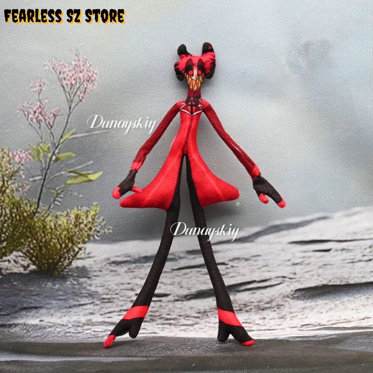 28 سنتيمتر Vox Alastor Vel Niffty أنيمي تأثيري الأجهزة الطرفية قصيرة أفخم وسادة محشوة تحصيل نموذج طفل هدية