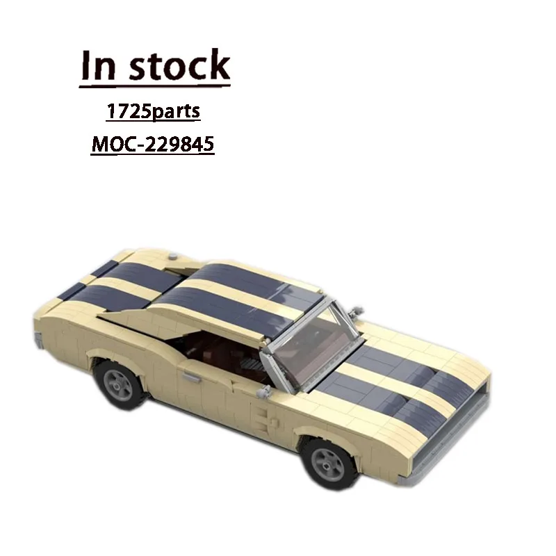 

MOC-229845 New 90s City Sports Car Building Block Model 1725 Parts MOC Creative Toy for Boys Children's Birthday Building Block