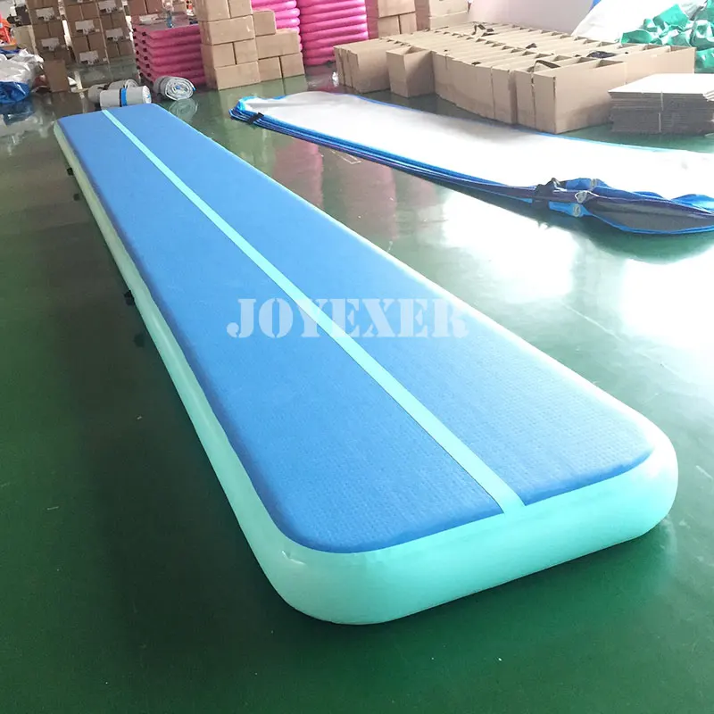 

8x1x0.2m Air Track Tumbling Mat for Gymnastics Martial Arts Cheerleading Watermat with Pump