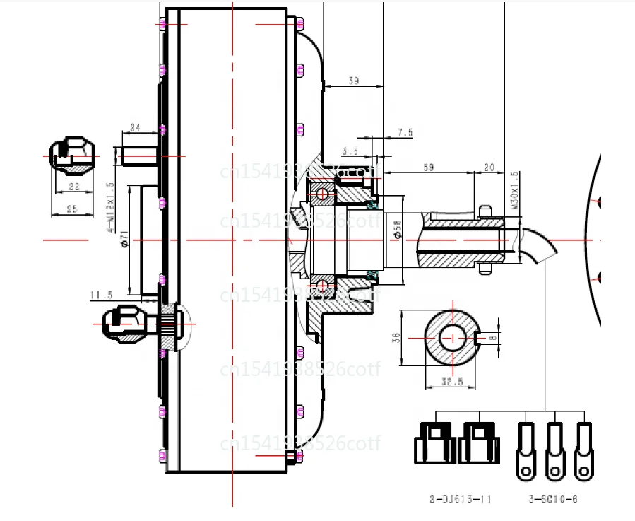 QS Motor QS273 3000W 4000W 5000W 6000W 7000W 8000W محرك المغناطيس الدائم لسيارة Ev