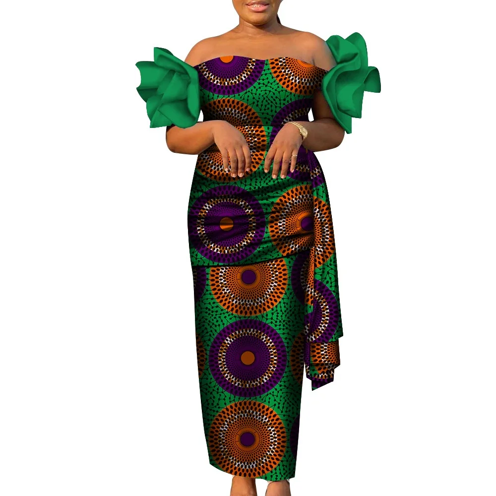 المرأة حورية البحر الشمبانيا فساتين السهرة ماكسي 2025 أنيقة خارج الكتف أنقرة القطن فساتين لحضور الحفلات الموسيقية الرسمية للحزب مخصص