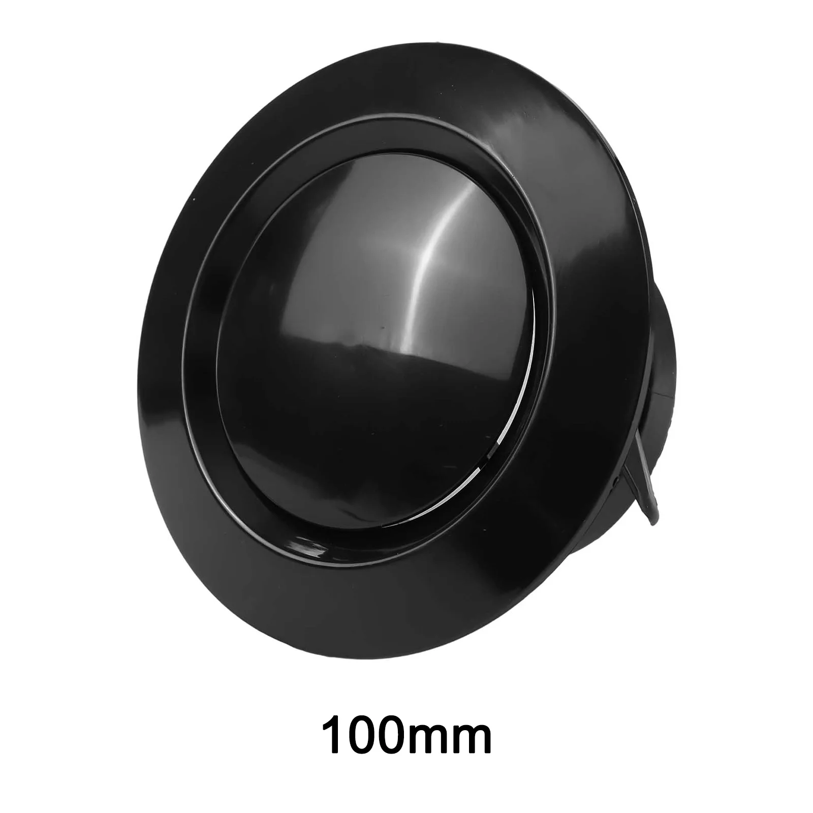 Air Ventilation Cover for Round Ducting Adjustable Air Volume Noise Reduction Decorative Function ABS Material