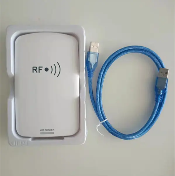 Desktop UHF Reader Writer with 1 Meter Reading Distance & USB Port ABS Material Frequency 860-960MHz
