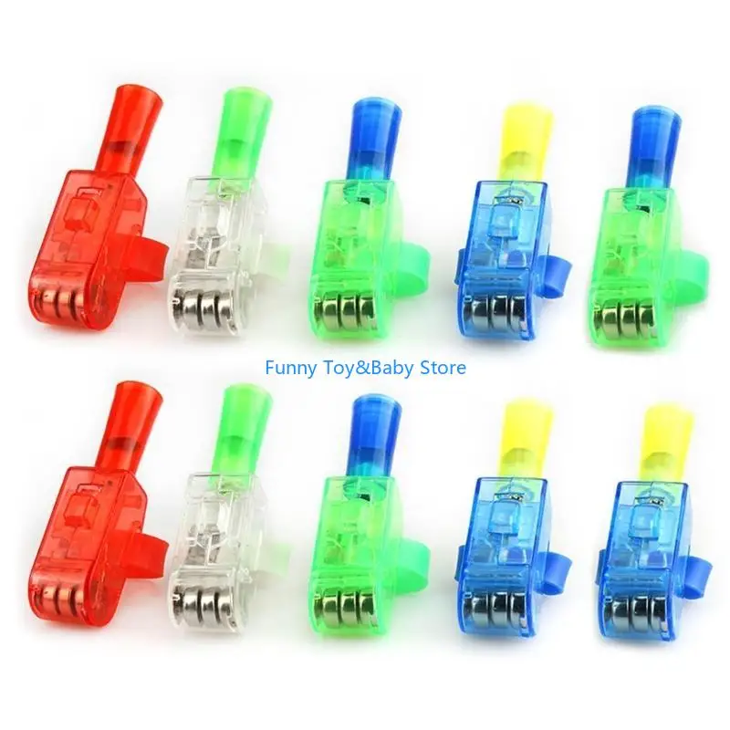 

C90b 10pcs светодиодные пальцы проектор объемный мультфильм светлый светлый детский реквизит костюм ночная игрушка детская Accs