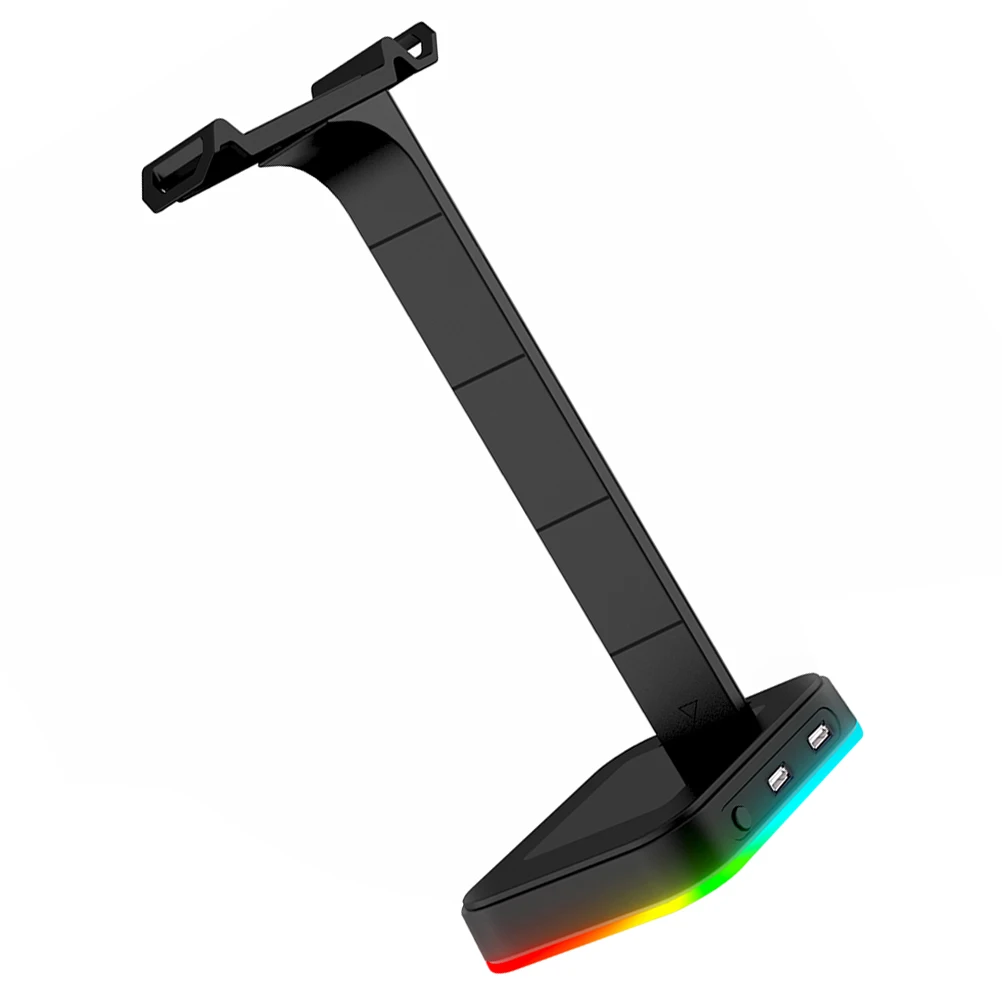 Держатель для гарнитуры RGB, регулируемое освещение, настольный USB-концентратор, подставка для игровых наушников, стойка для наушников, держатель для гарнитуры, кронштейн для наушников