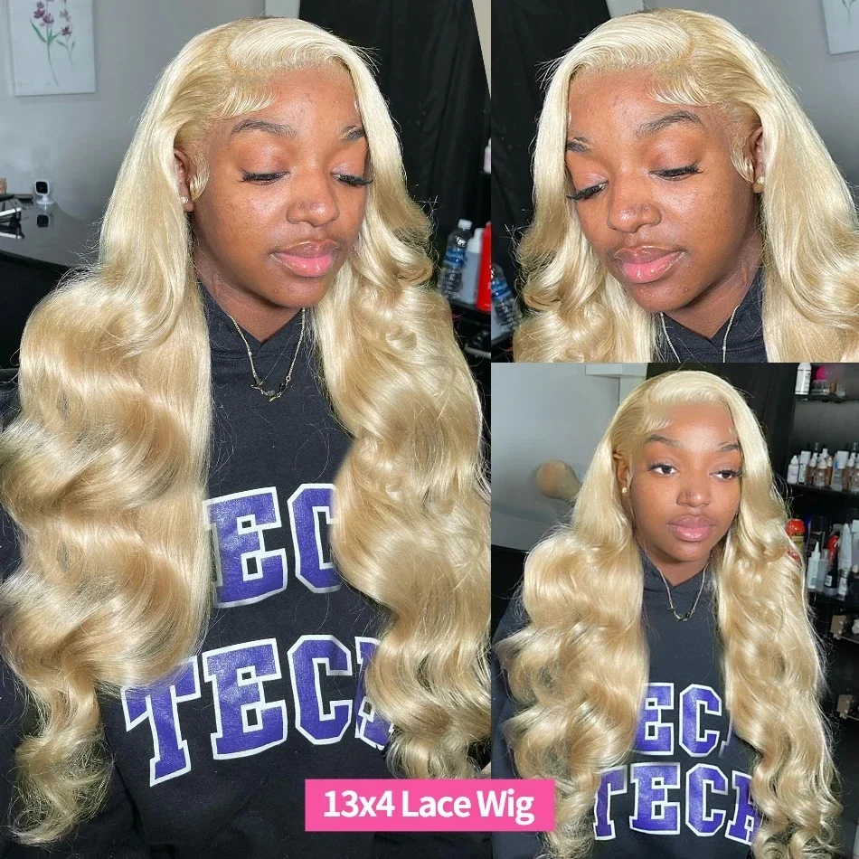 613 Blonde Lace Frontal Wig Human Hair Body Wave 13X6 Hd Lace Frontal Wig 613 Blonde 13X4 Lace Front Wig Human Hair Curly Wigs