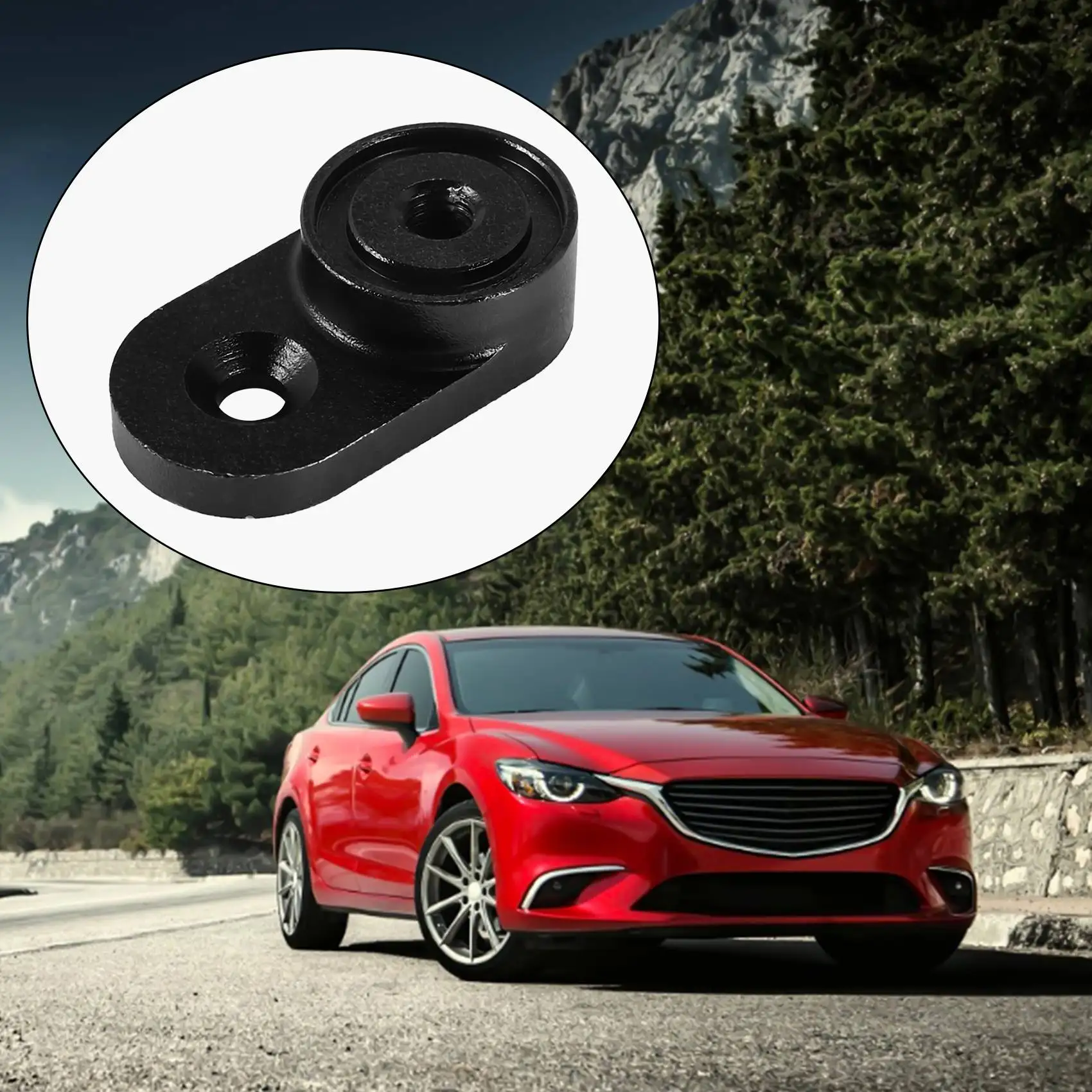 AEA7-أسود سيارة الخلفي الجذع المفسد الجناح الناهض رفع تمديد عدة لفورد فوكس ST هاتشباك 4Dr 2013-2019 -RS 2016-2019 #5