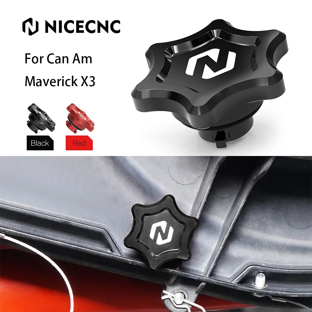 

NICECNC Clutch Cover Thumb Screw Drain Plug For Can Am Maverick X3 R RR Max R RR 900 HO Trail Sport Outlander Defender Commander