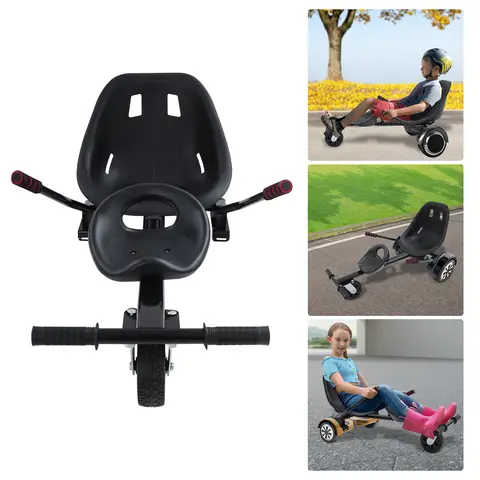Adjustable Hoverboard Double Seat Attachment for 6.5-10 Inches Scooters Kids or Adults Use Outdoor Parent-Child Entertainment