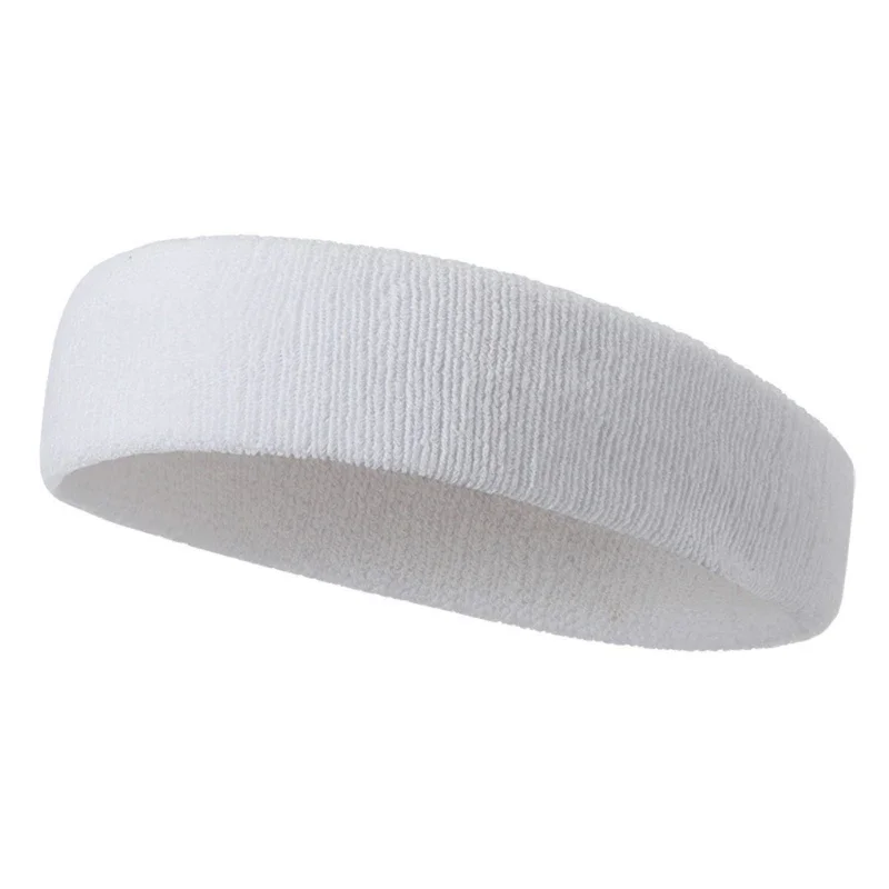 B36F Sweatbands Headband/Wristband for Men & Women Moisture Wicking Athletic Cotton Terry Cloth Gym Outfit