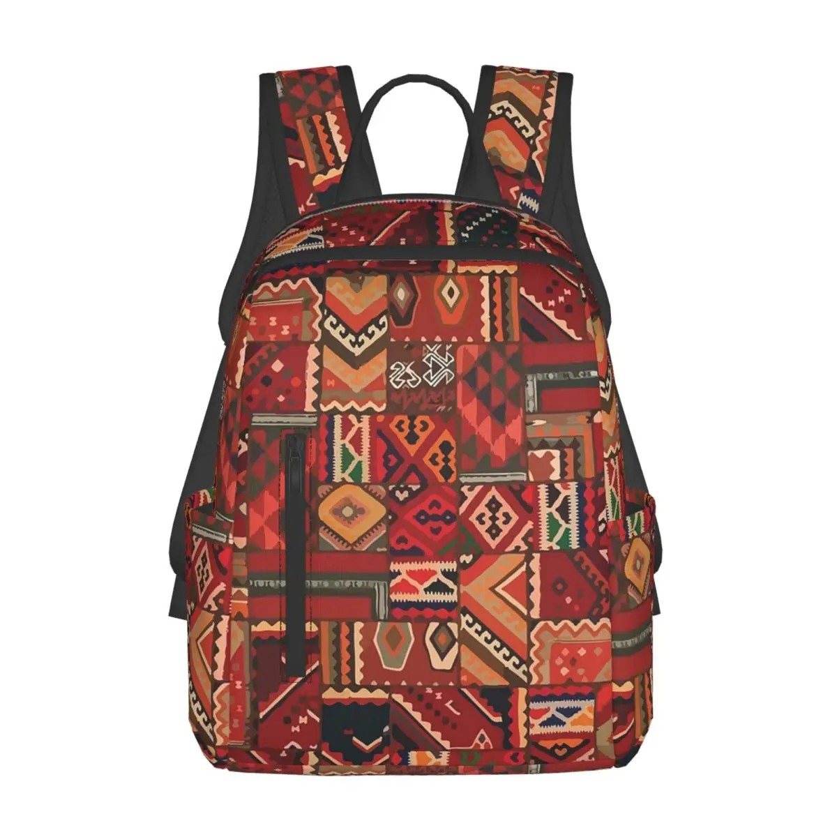 

Amazigh Foutha Kabyle Mediterranean Berber Jewel Backpack Daypack Large Capacity BookBag School Bag Shoulder Bags for Men Women