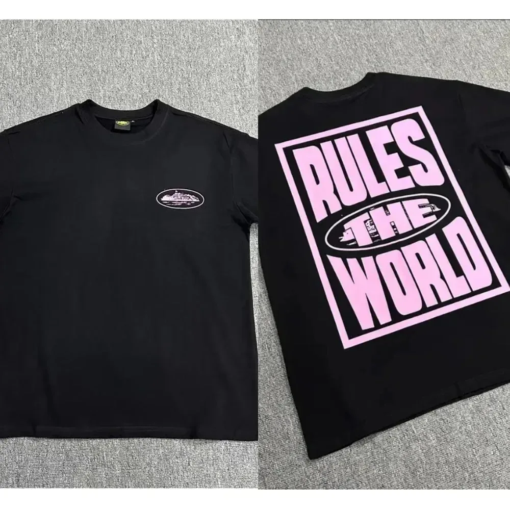 تي شيرت صيفي جديد لعام 2025 مطبوع عليه بيبي 100% قطن تي شيرت رجالي كلاسيكي على الموضة من القطن مقاس كبير تي شيرت صيفي هاراجوكو برقبة دائرية #4