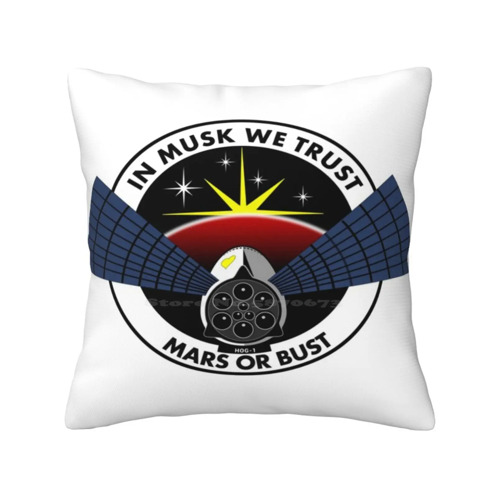 In Musk We Trust , Mars Or Bust Fashion Sofa Throw Pillow Cover Pillowcase Elon Musk Space Travel Rocket Get Your Ass To Mars