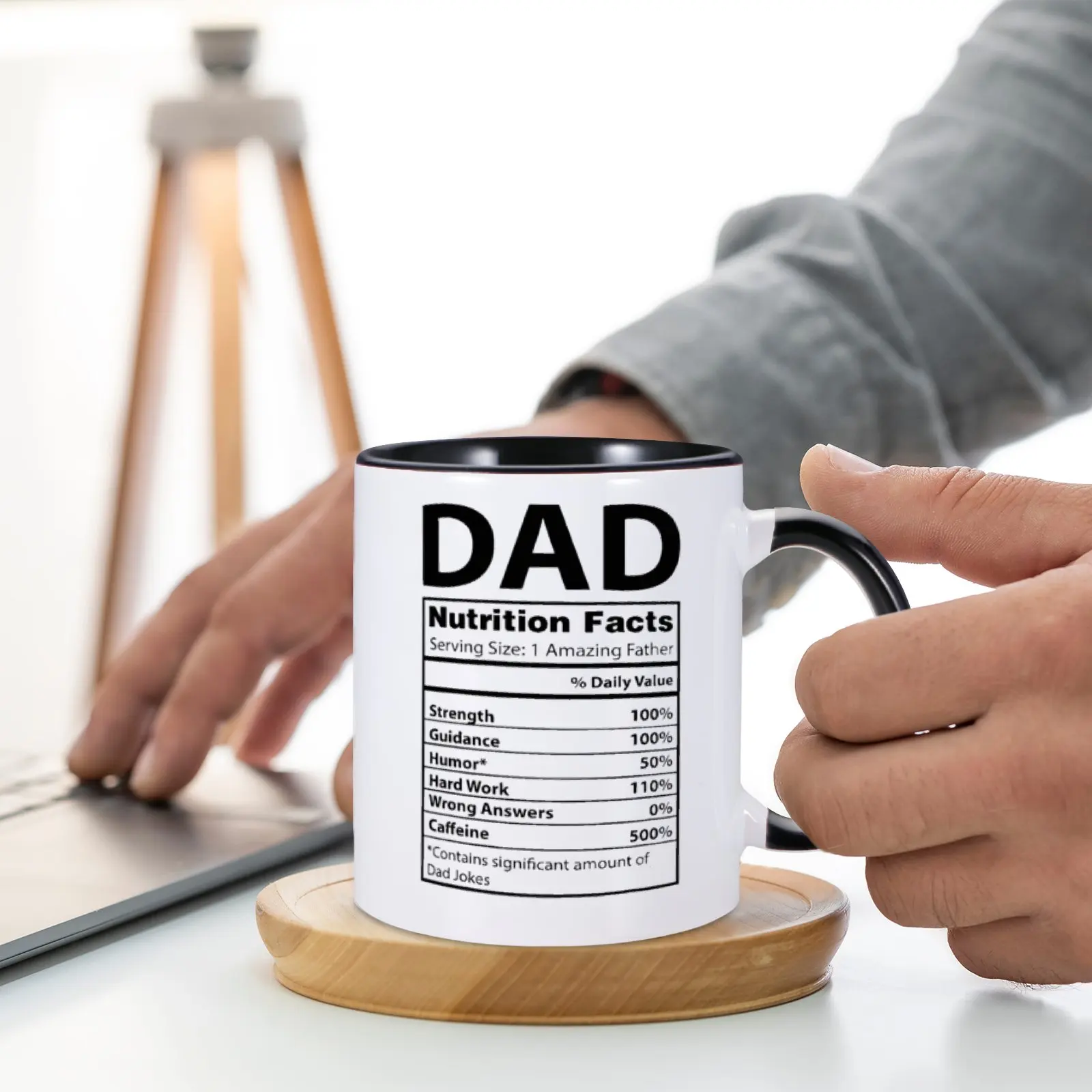 Dad Nutrition Facts Mug Dad Birthday Gift From Daughter Son Coffee Mug For Daddy Presents Worlds Best Dad Mug Definition Mugs