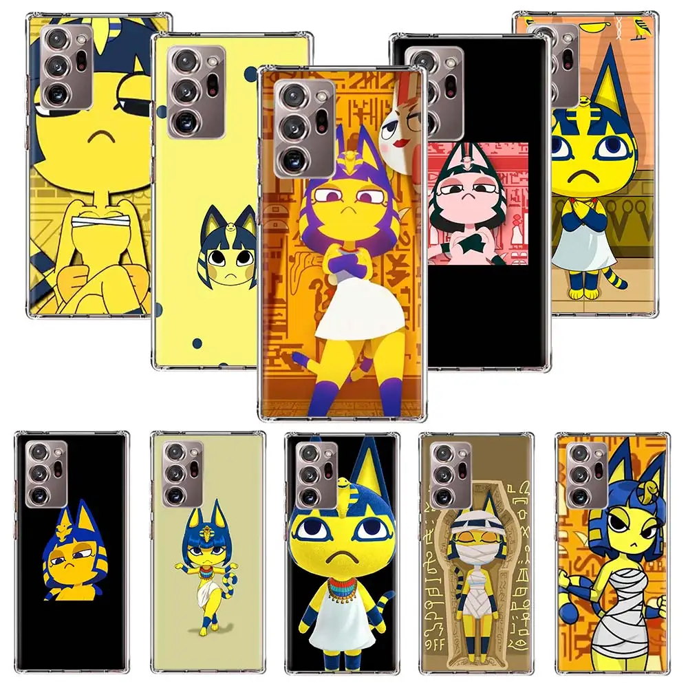 Чехол для телефона аниме Zone Ankha, чехол для Samsung Galaxy Note 20 Ultra 8 9 Note 10 Plus M02s M30S M31S M51 M11 M12 M21