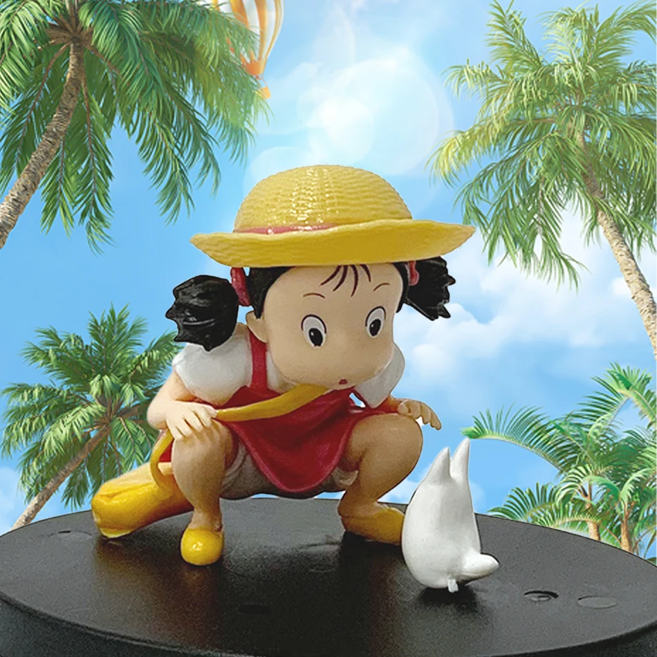 Figur Anime My Neighbor Mei Xiaomei, Boneka Koleksi Lucu dan Imut, Model Dekorasi Meja, Mainan untuk Hadiah Anak