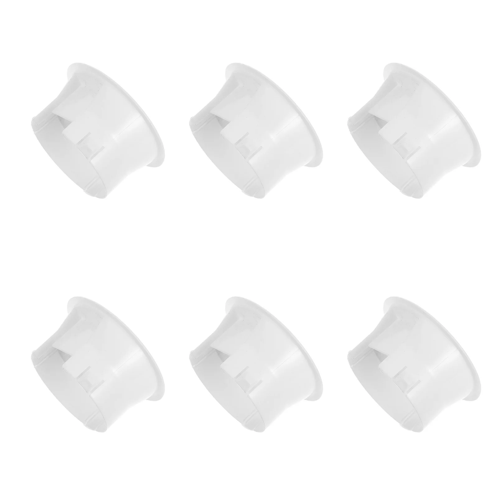 

6Pcs Water Jug Lid Replacement Sturdy Material Portable Convenient White Glass Water Pitcher Lids Glass Pitcher Lids