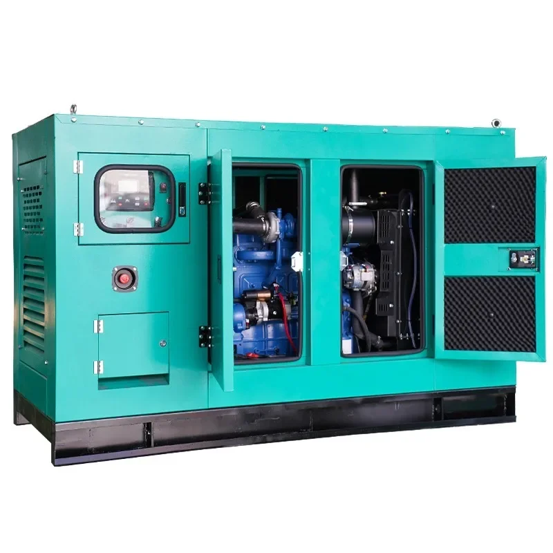 Diesel generator set silent speaker 380v three-phase electric self-starting control panel outdoor dustproof waterproof rain