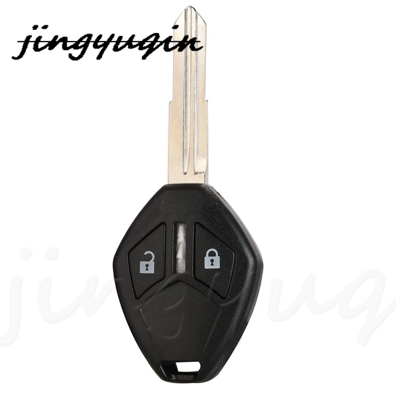 Jingyuqin-carcasa para llave de coche, mando a distancia de repuesto para Mitsubishi Outlander Galant Eclipse Lancer, 2/3/4 botones