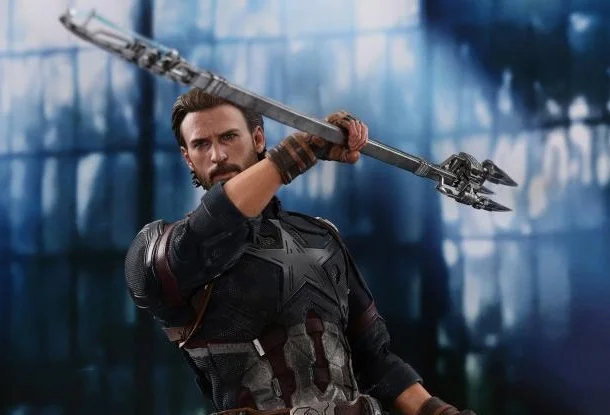 الأصلي حقيقية ستيف روجرز عمل الشكل 1/6 المنتقمون الكابتن الرسوم المتحركة الشكل HT MMS480 تمثال ديلوكس طبعة لعبة مجسمة #5