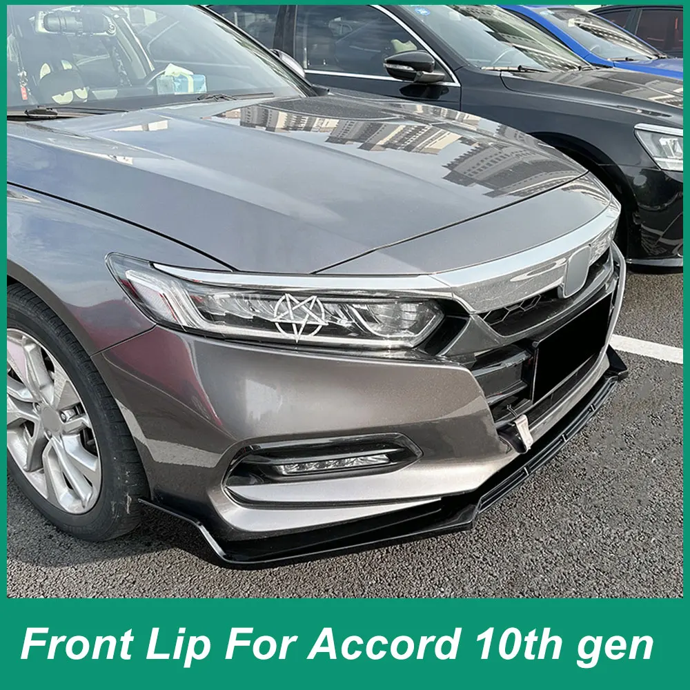 

Передний бампер для Honda Accord 10 поколения 2018-2021, спойлер Iower, диффузор для подбородка, защитный чехол из АБС-пластика