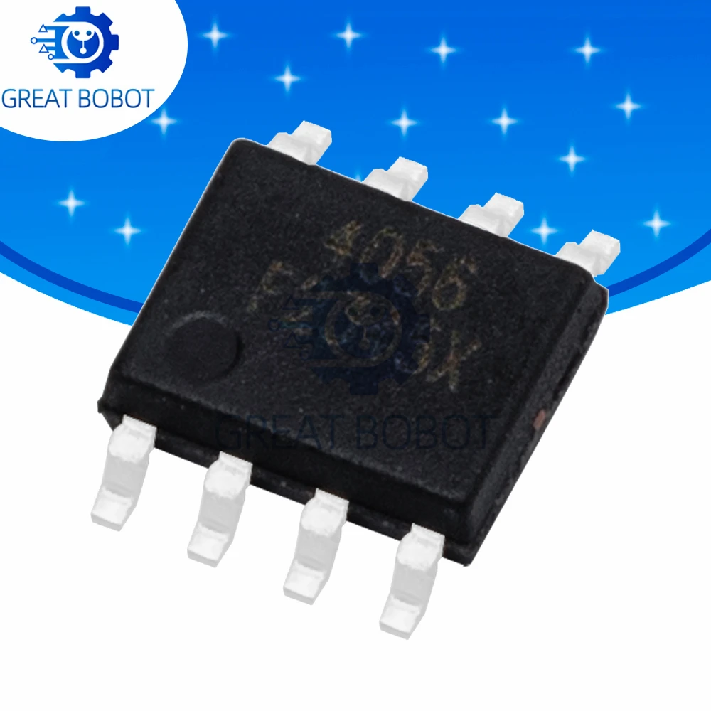 5PCS TP4056 Battery Charging IC, SOP‑8 8‑Pin SMD/SMT Original Integrated Circuit