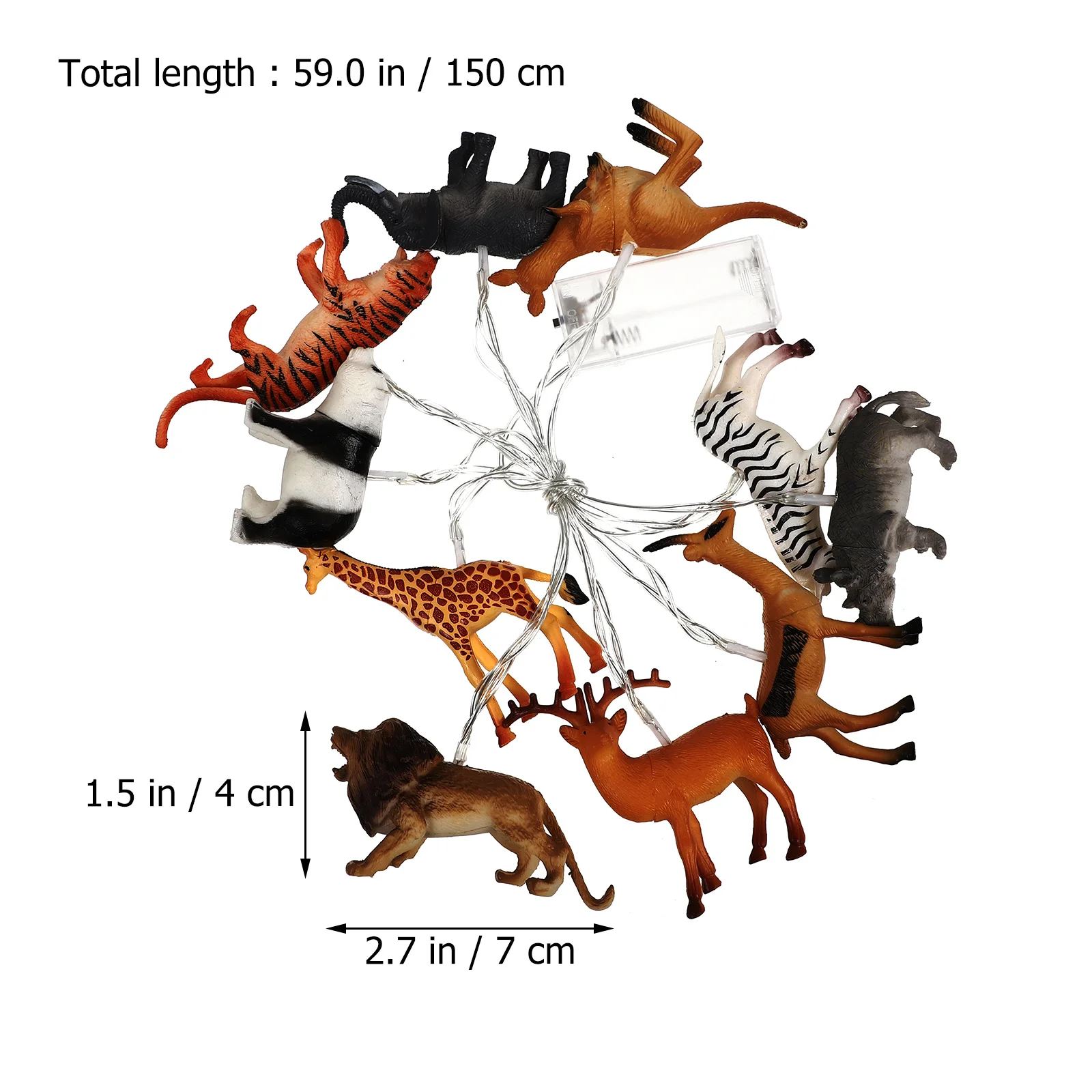 Animal Shape LED String Light Decorative Lamp No Cozy Festive Home Garden Party String Lights LED Lamp Decor