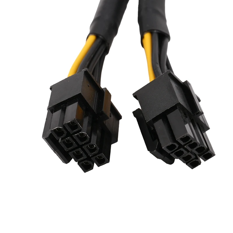 4 Pcs CPU 8 Pin Splitter ATX CPU 8 Pin Female To Dual 8(4+4) Pin Male EPS 12V For Motherboard Power Adapter Cable