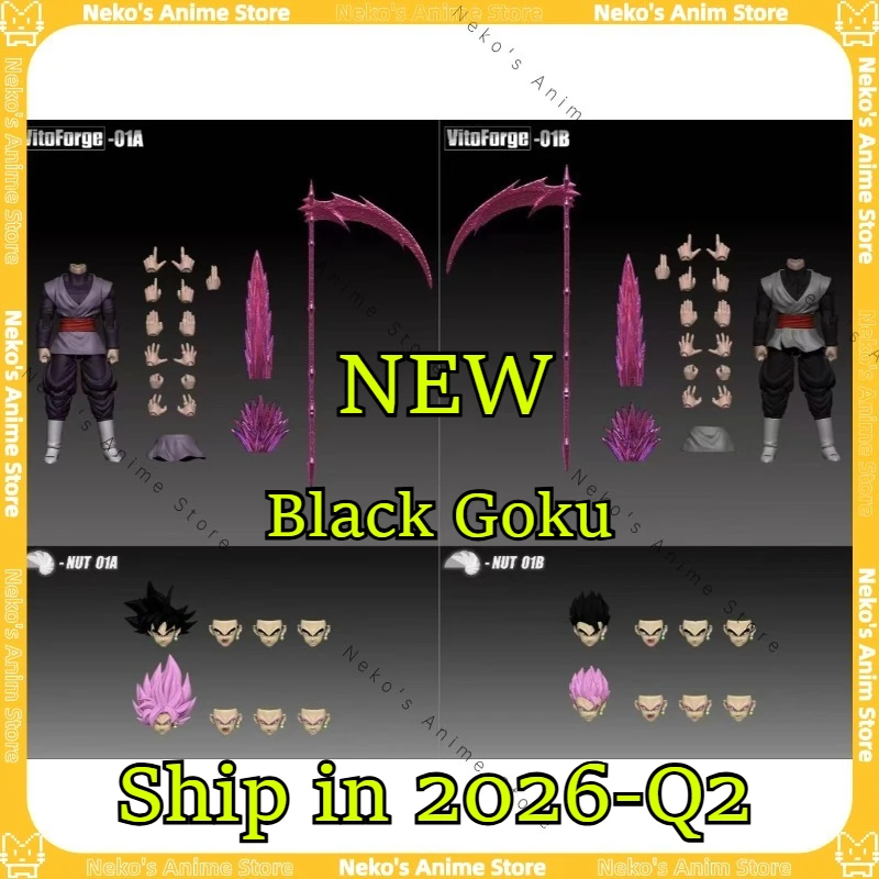 

【Предзаказ】VitoForge VF Studio Scythe Master Black Goku Фигурка Аниме Модель Модные игрушки Настольная кукла Коллекционные предметы в подарок