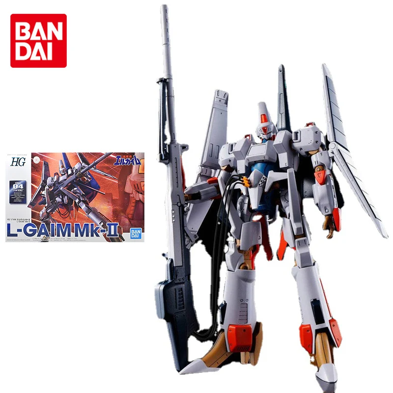 

Bandai Gundam Model Kit Anime Figure HG 1/144 Heavy Metal L-GAIM MK-2 Genuine Robot Model Action Toy Figure Toys for Children