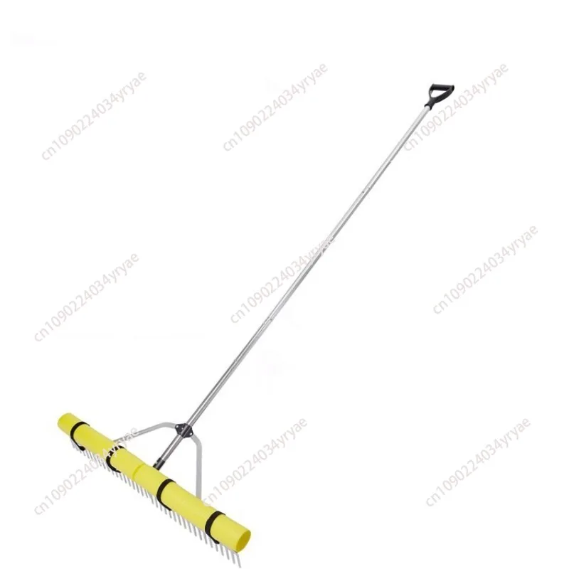 Aluminum Folding Landscape Weed Rake Lake Weed Rake Adjustable Garden Rake