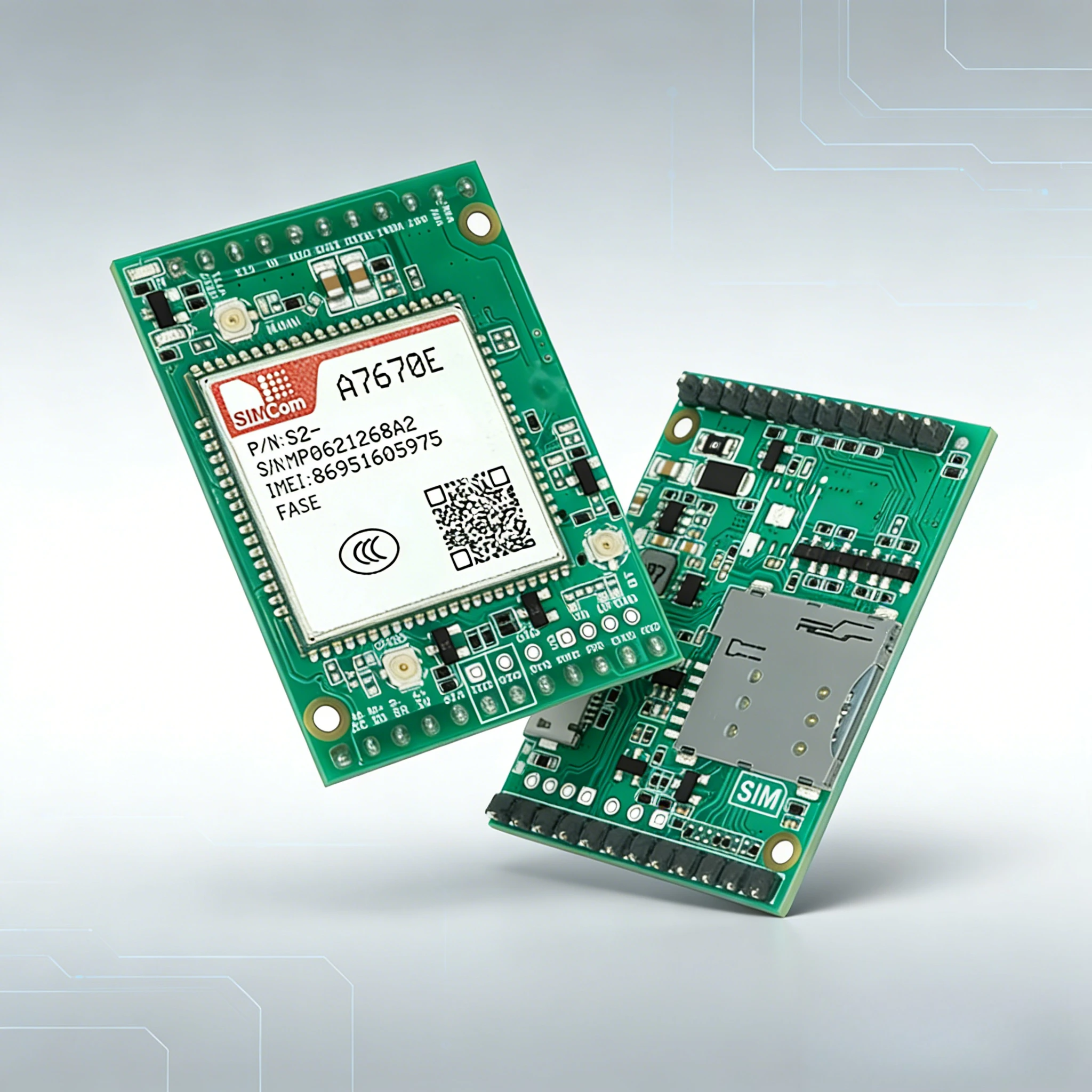CC-MCore-A7670E-FASE Core Board SIMCOM A7670E-FASE LTE Cat1 4G/2G/BT/GNSS Voice With 4G FPC GPS