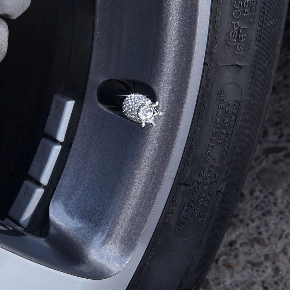 

4Pcs Diamond Shape Car Tire Valve Stem Cap High-Quality Rustproof Precision Material Secure Fit Shining Car