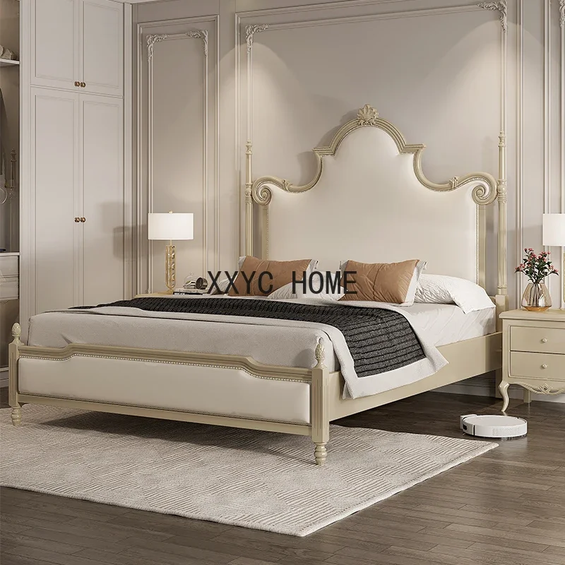 Mattress Storage Bed Aesthetic Nightstands Headboard Double Bed Multifunctional Luxury Somieres Y Marcos De Cama Home Furniture