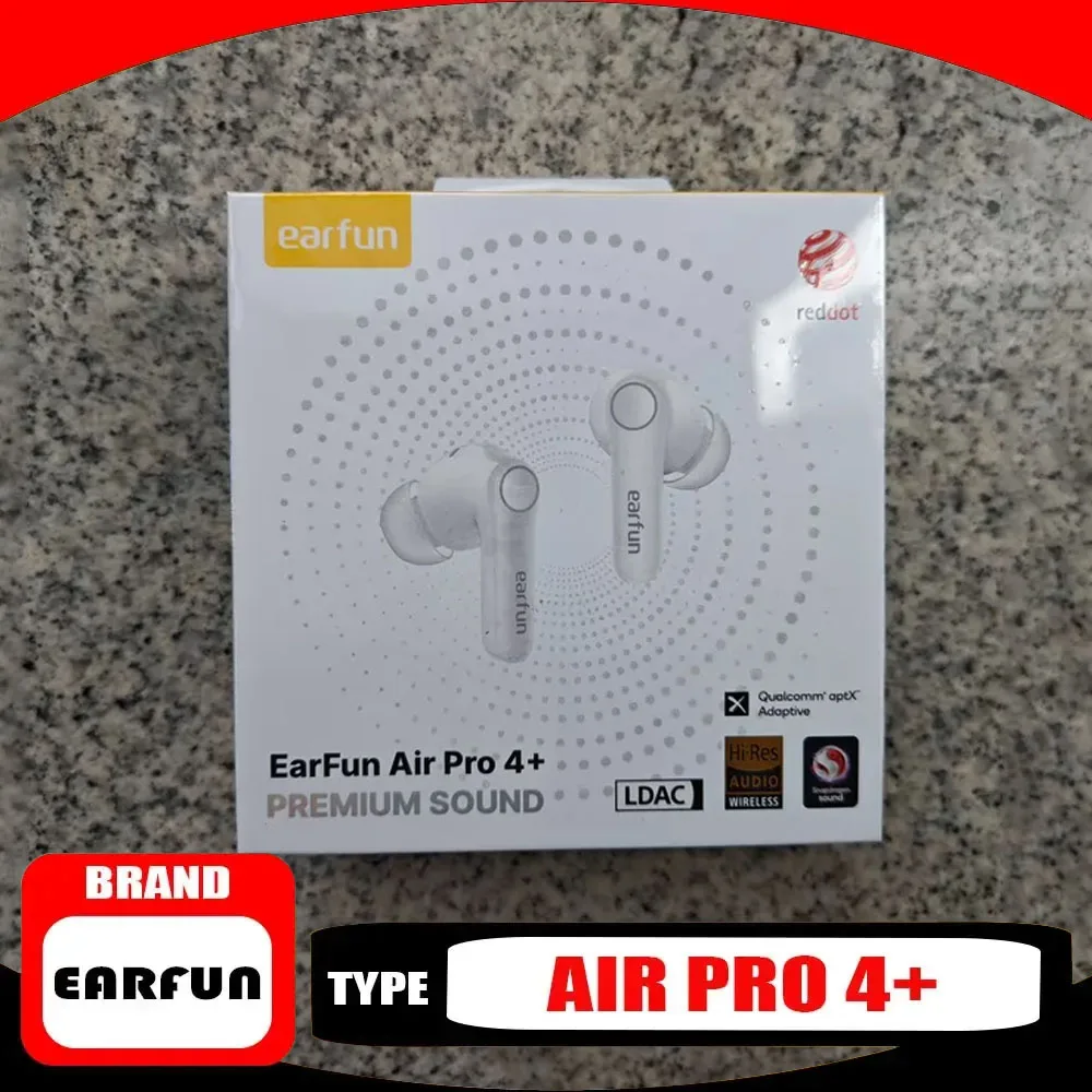 

EarFun AirPro4+ Wireless Earbuds 6-Mic AI Bluetooth Headphones Active Noise Cancelling Support LDAC Earphone Sensitive Gift