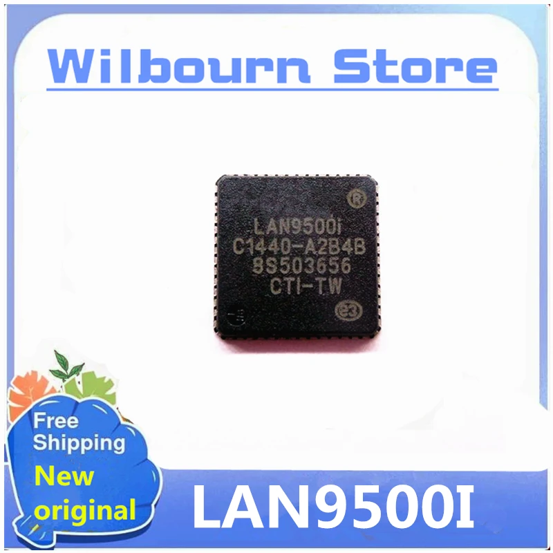 1pcs/lot  LAN9500I LAN9500I - ABZJ LAN9500 QFN56 100% New Spot stock