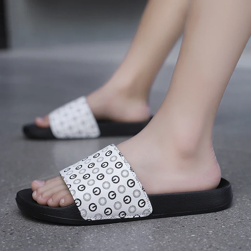 Moisture Removing Men Summer Slippers Anti Slip Fresh Keeping Student Daily Rest Leisure Footwear
