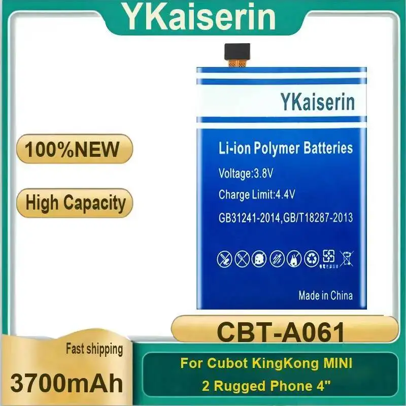 

Mobile Phone Battery Cbt-A061 For Cubot Kingkong Mini 2 Rugged 4" Safe And Reliable 3700Mah Premium Replacement