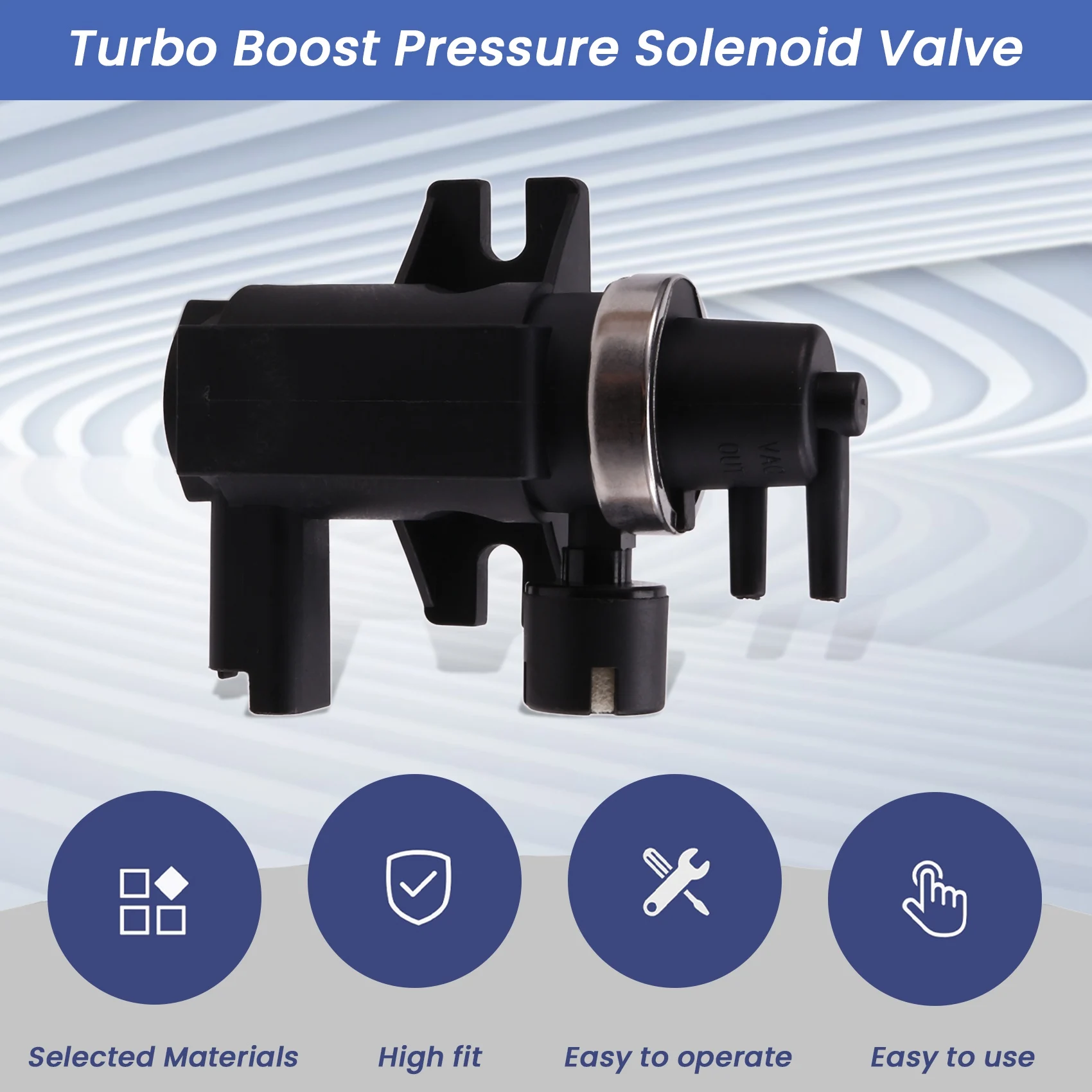 

Ingenious-9660693180 Turbo Boost Pressure Solenoid Valve For 308 307 Expert 2.0 Hdi 16V Citroen C4 Picasso C5 Jumpy