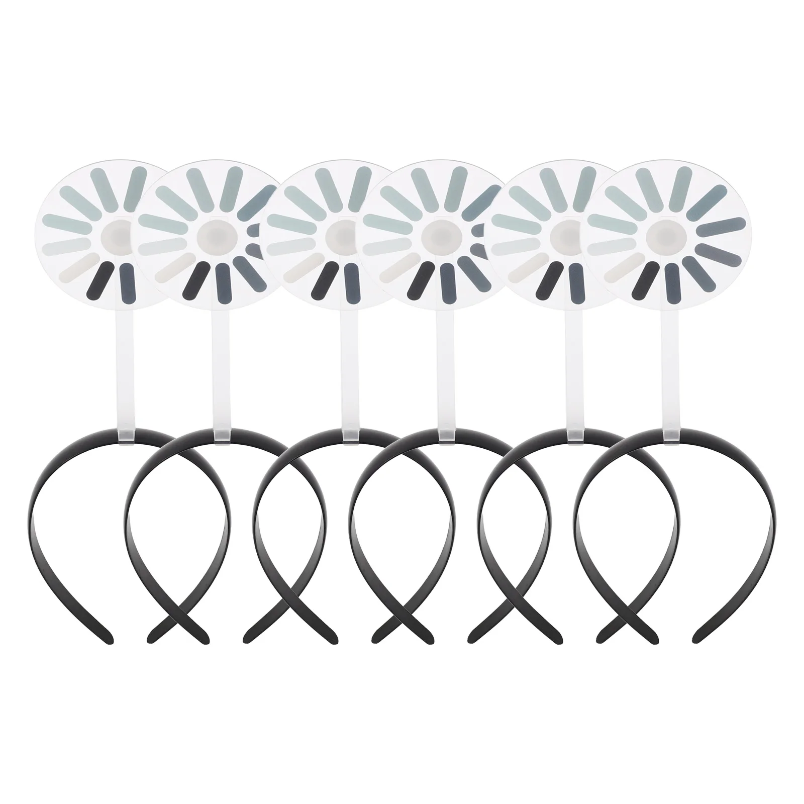 

6pcs Loading Spinner Hairband Novelty Funny Headpiece Party Costume Accessory Unique Humorous Design Comfortable Lightweight