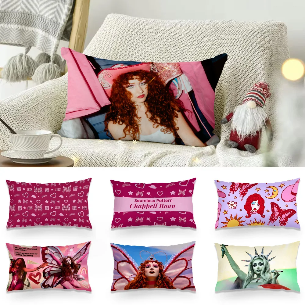 Hot C-Chappells Double-sided Printing Rectangle Pillow Case Bedside Pillowcase Sofa Cushion Cover R-Roans Room Home Decoration