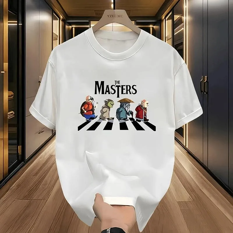 Dragon Ball Anime Master Roshi Printed T-shirt Men's and Women's T-shirt Men's Top Sports T-shirt 2026 Summer New Tee