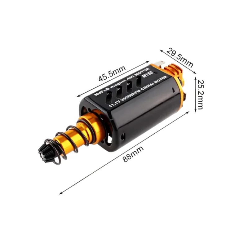 480WA-8514T M150 N35 Nd-Fe-B high Speed AEG Motor Long Axis Blaster Gel Toy 14TPA