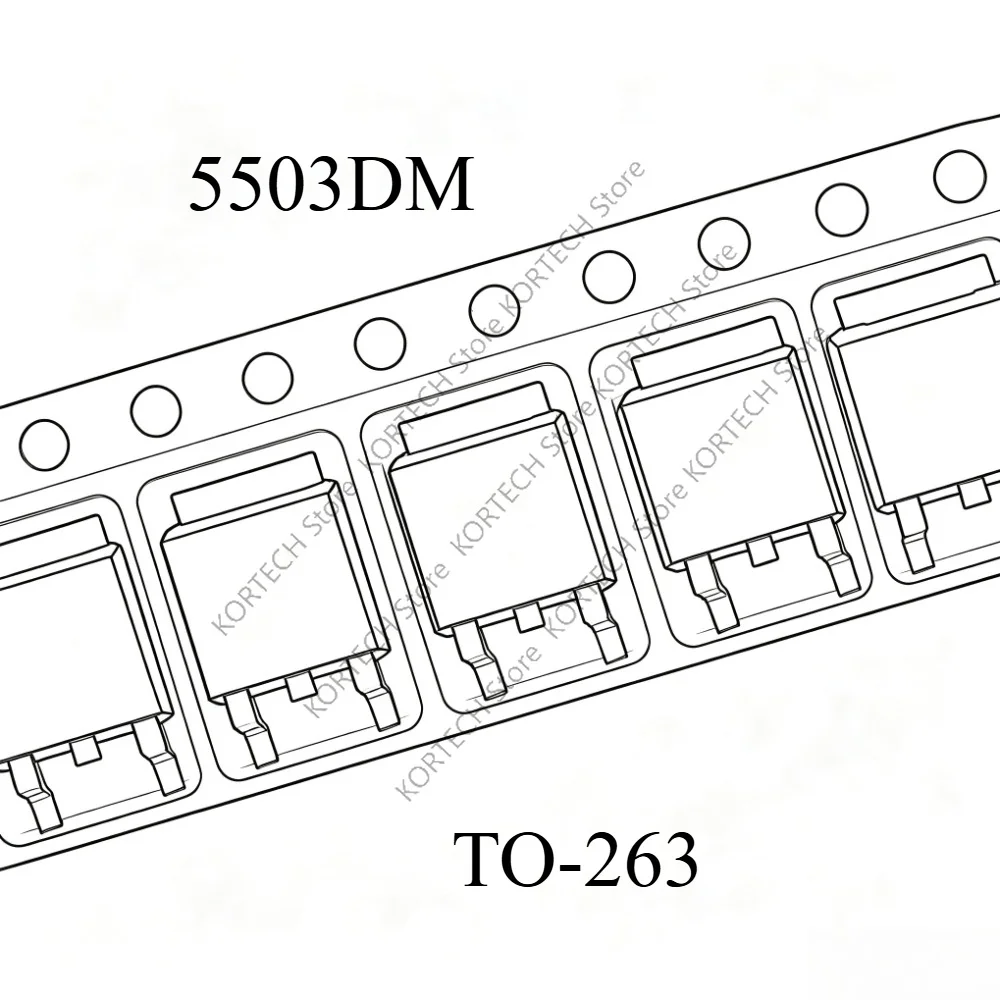 100pcs 55030M 5503DM TO-263 Ignition Driver Transistor for Car Engine Computer Board